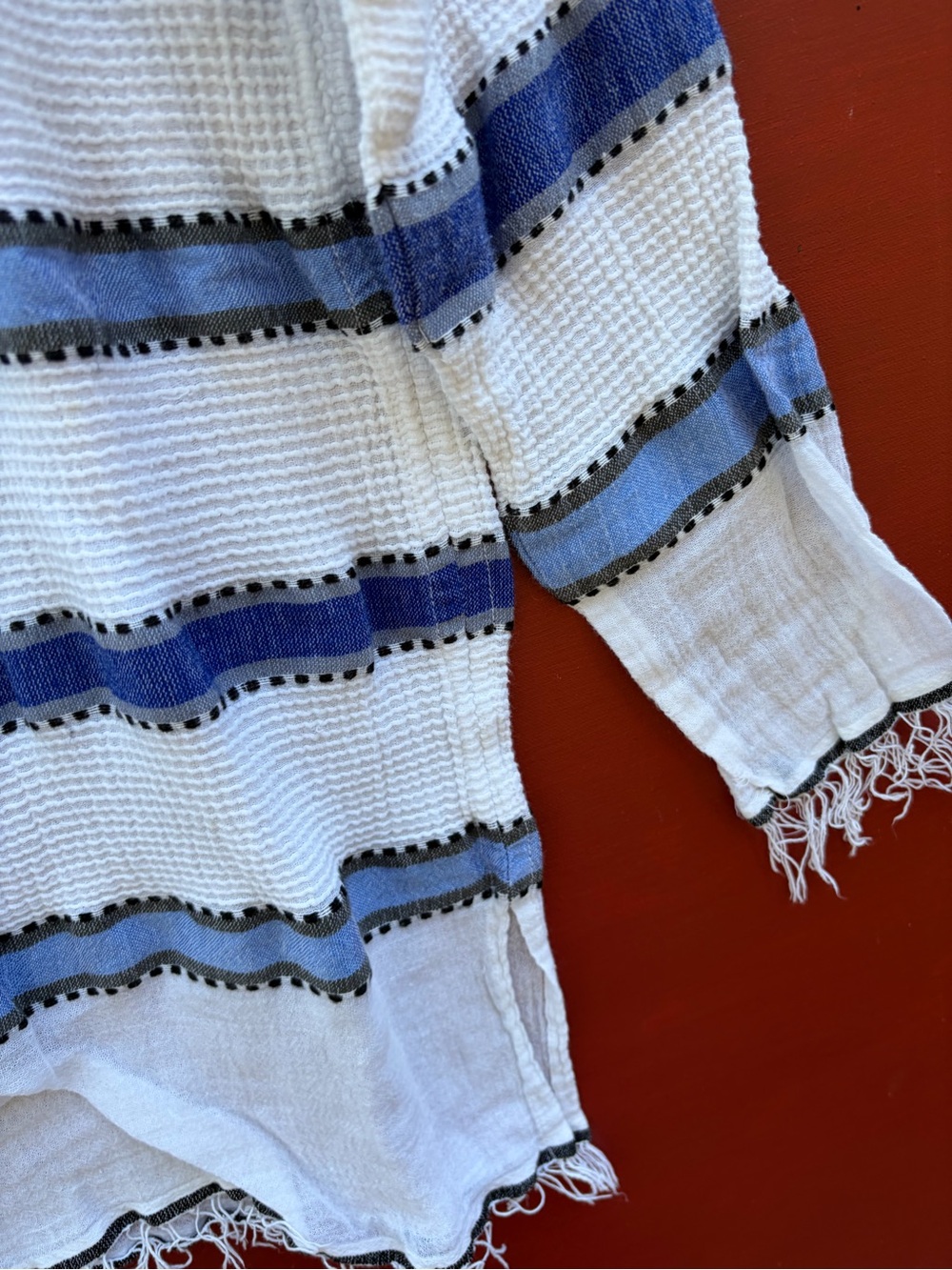 Lemlem Striped Coverup - Picture 2 of 4